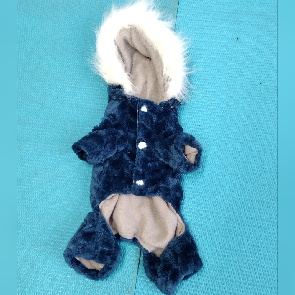 Chongbaobao Pets Dog Puppy Winter Hooded Sweater Size S